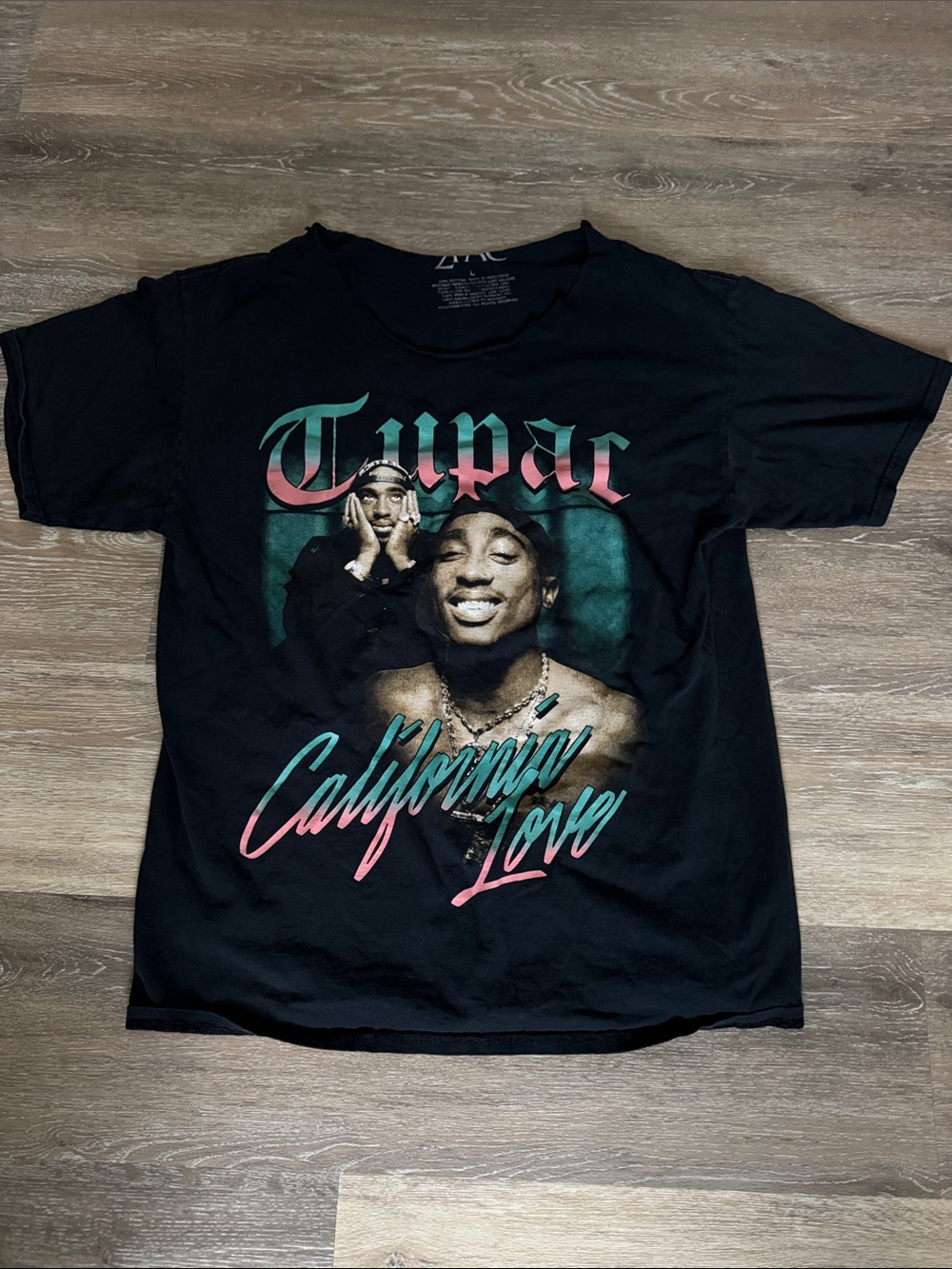Tupac "California Love" Graphic Tee - Black